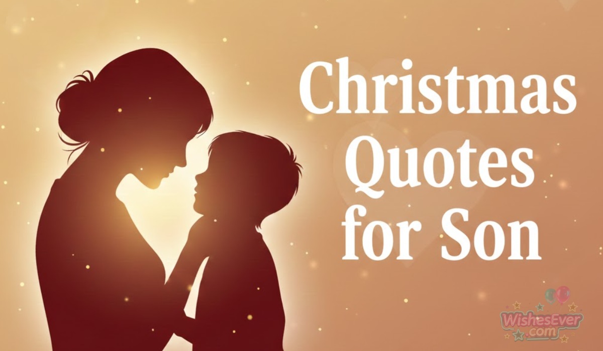 Christmas Quotes for Son 2025