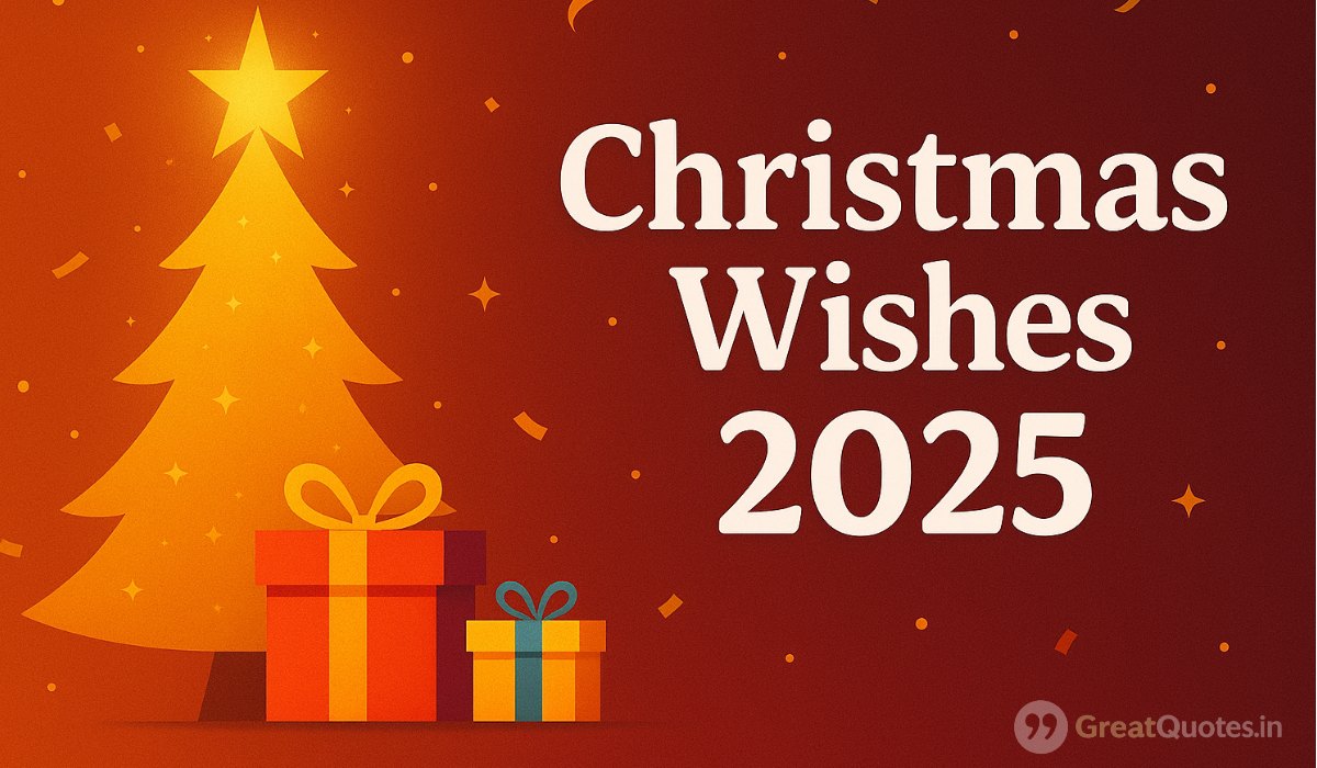 Christmas wishes 2025 with festive holiday card design