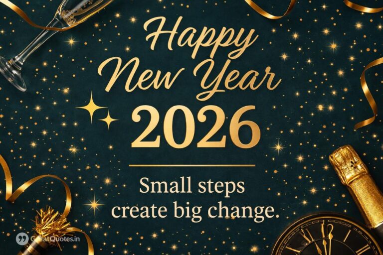 Happy New Year Quotes 2026 – 150+ Short, Powerful & Motivational Lines ...