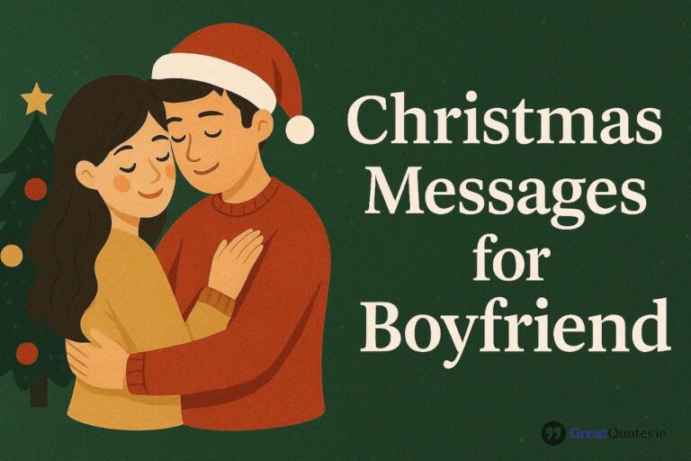 Romantic Christmas messages for boyfriend to celebrate the holiday season