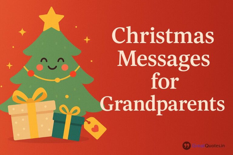 Heartfelt Christmas messages for grandparents to show love and gratitude