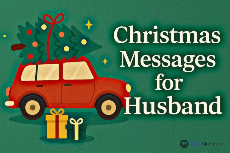 Sweet Christmas messages for husband to make his holiday special