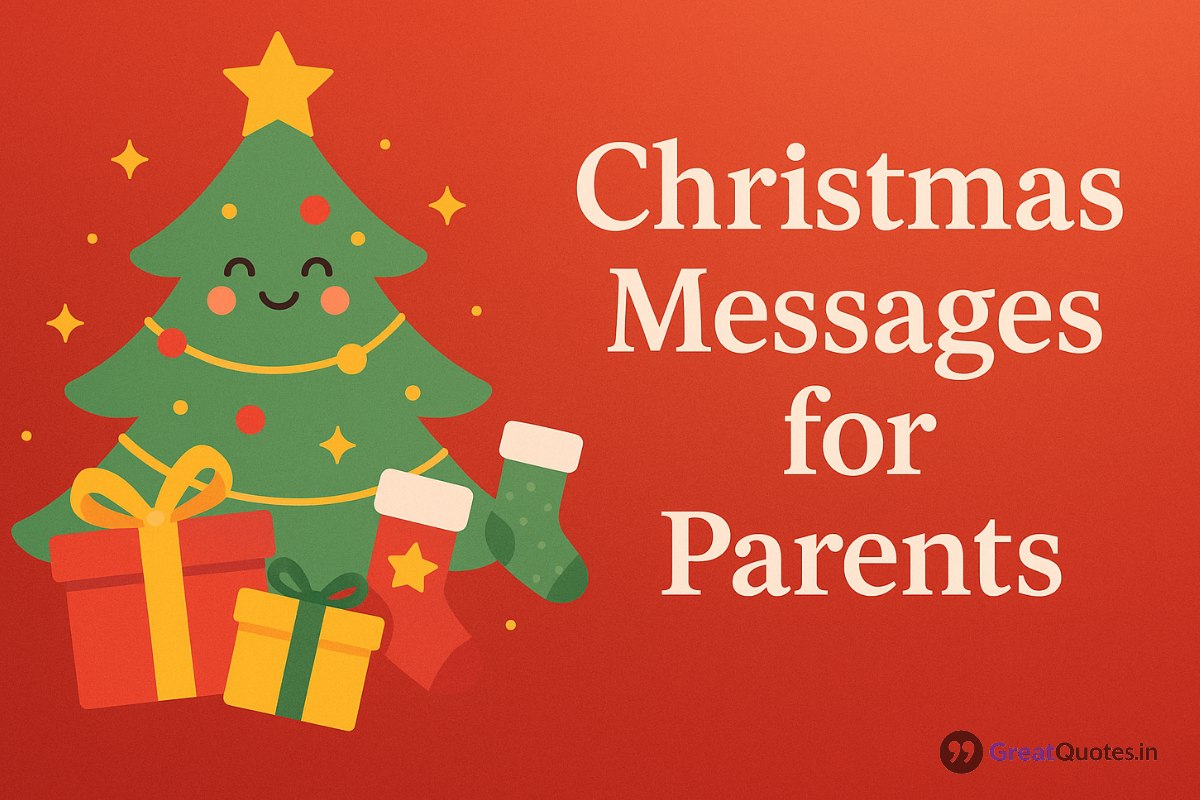 Heartfelt Christmas messages for parents to show love and appreciation