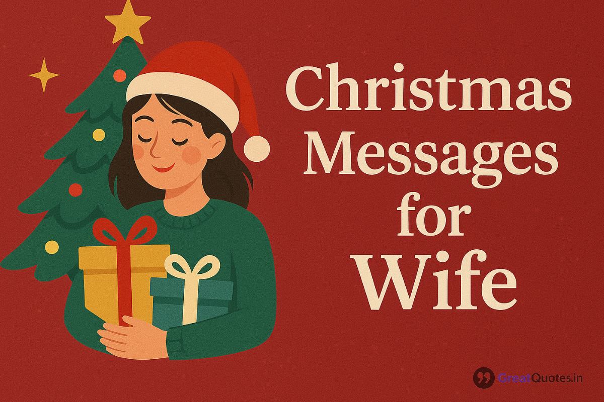 Sweet Christmas messages for wife to make her holiday special