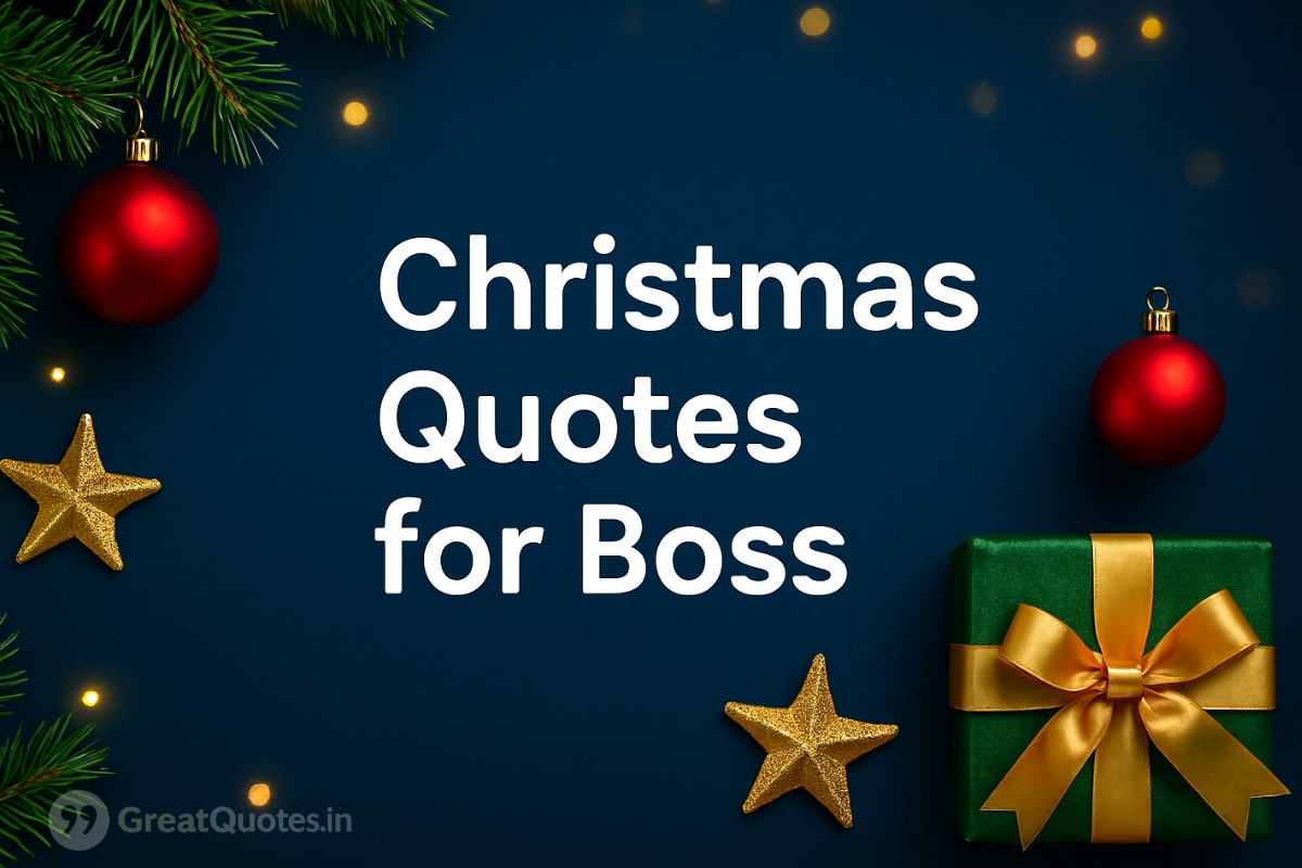 Christmas Quotes for Boss 2025