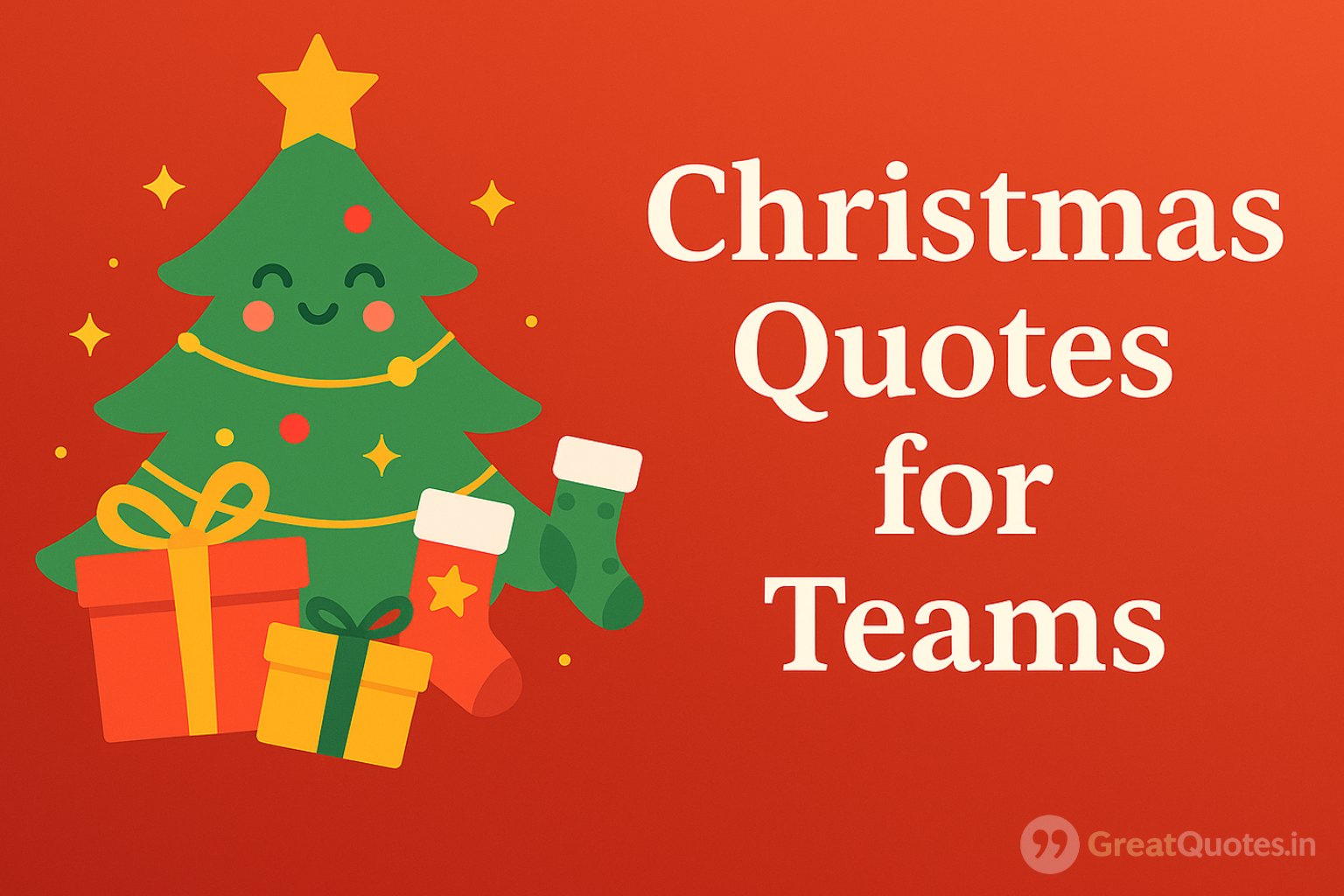 Festive team celebrating Christmas with holiday cheers and decorations