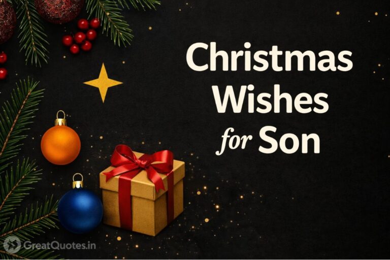 Christmas wishes for son filled with love and joy