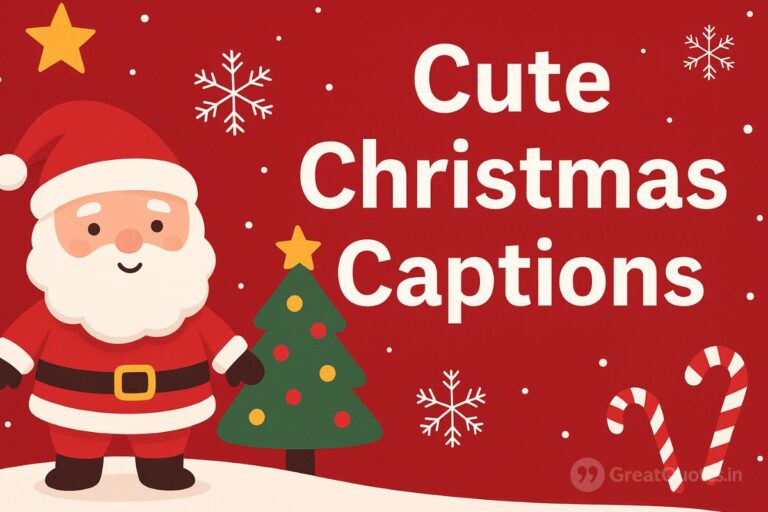 Cute Christmas decorations with soft lights and festive holiday details