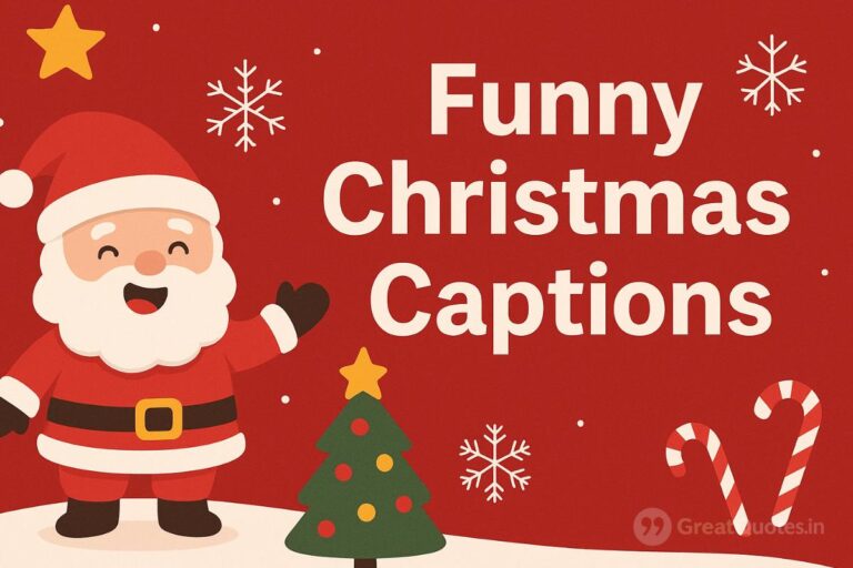 Funny Christmas-themed decorations with festive holiday elements