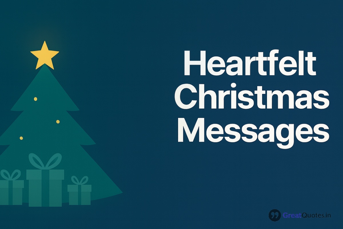Heartfelt Christmas messages to express love and gratitude this holiday season
