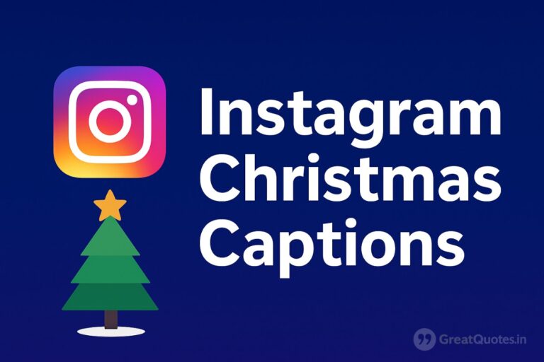 Instagram Christmas captions with festive holiday decorations
