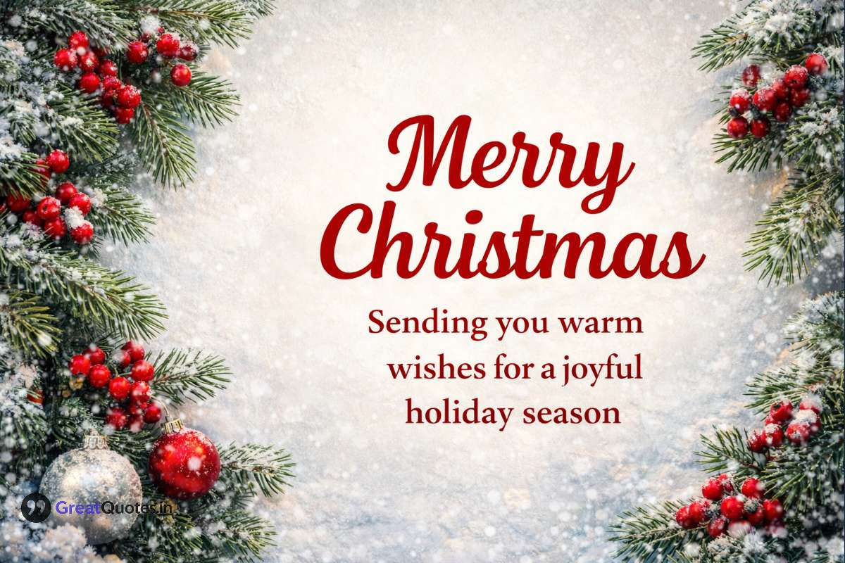 Merry Christmas greeting card image