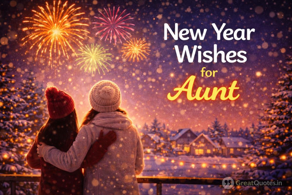 New Year wishes for aunt 2026 filled with love and warmth
