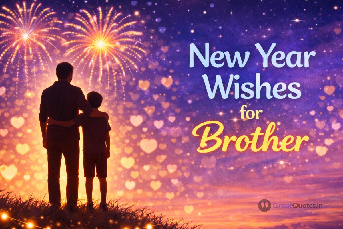 New Year 2026 wishes for brother filled with joy and love