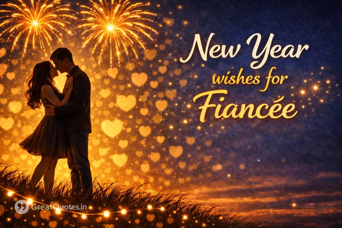 New Year 2026 wishes for fiancée filled with love and romance