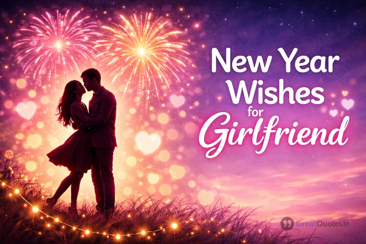 New Year 2026 wishes for girlfriend filled with love and romance