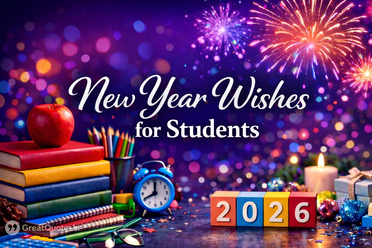 New Year Wishes for Students 2026 with motivational and inspiring messages