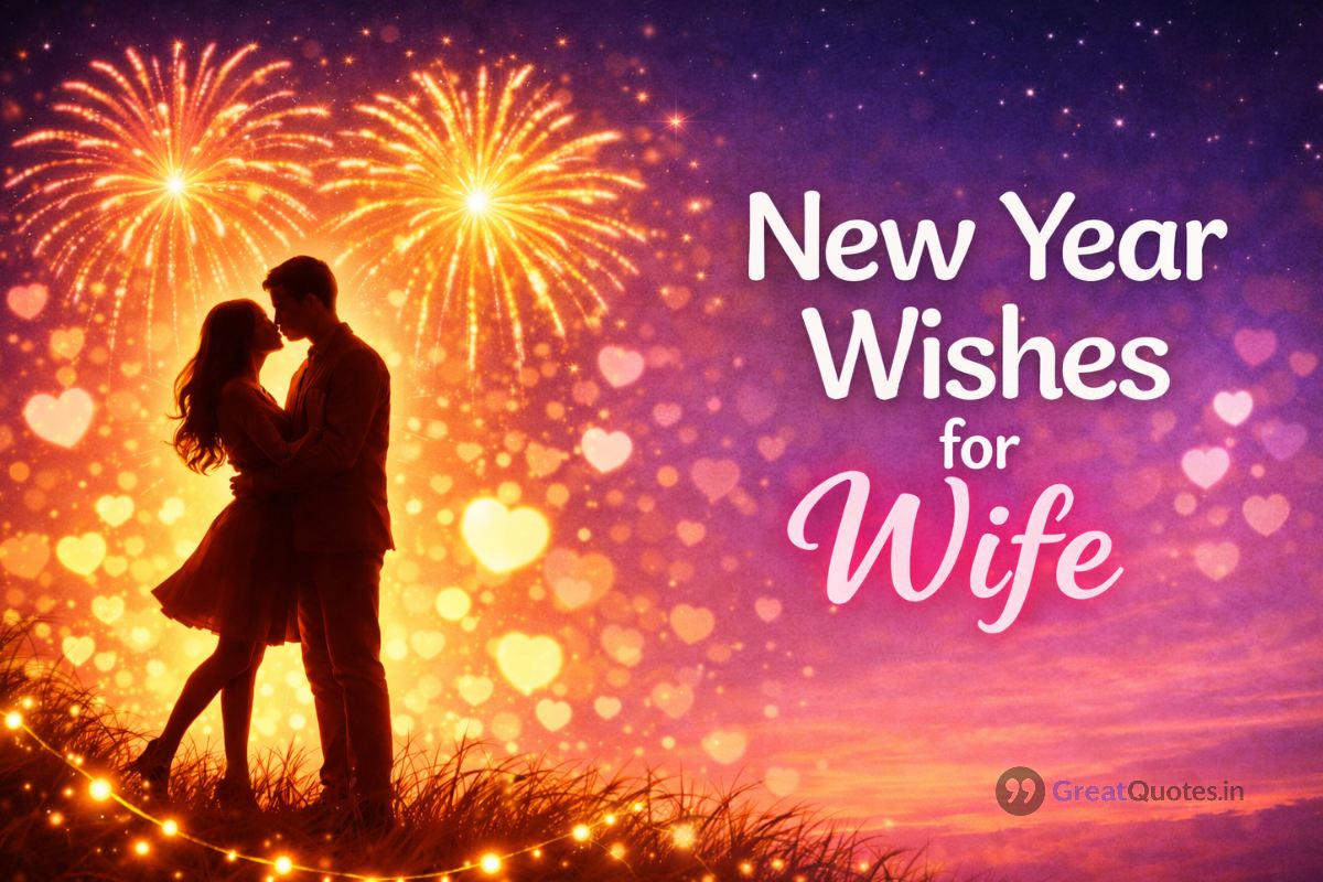 New Year 2026 wishes for wife filled with love and romance
