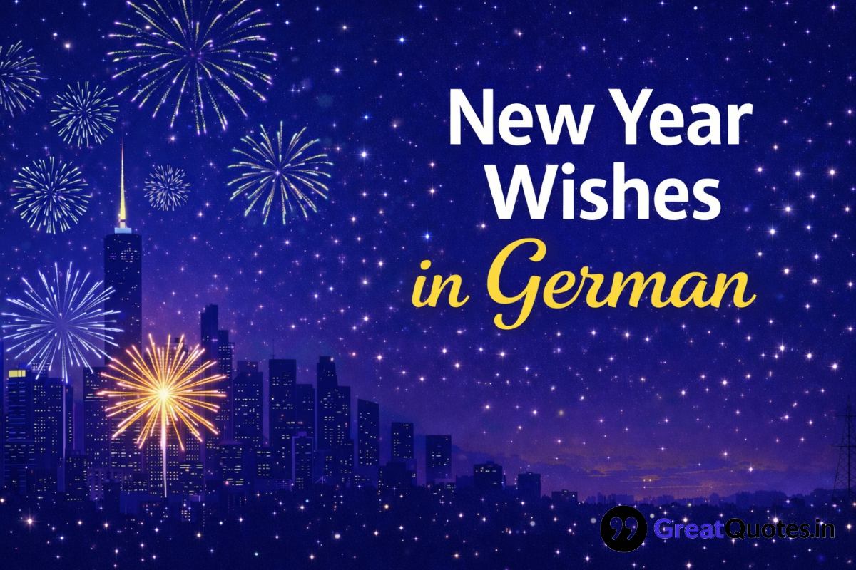 New Year wishes in German 2026 Frohes Neues Jahr greeting