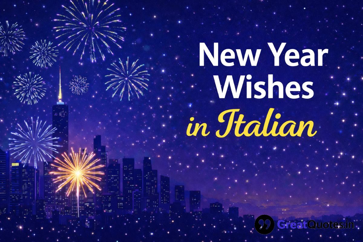 New Year wishes in Italian 2026 Buon Anno greeting