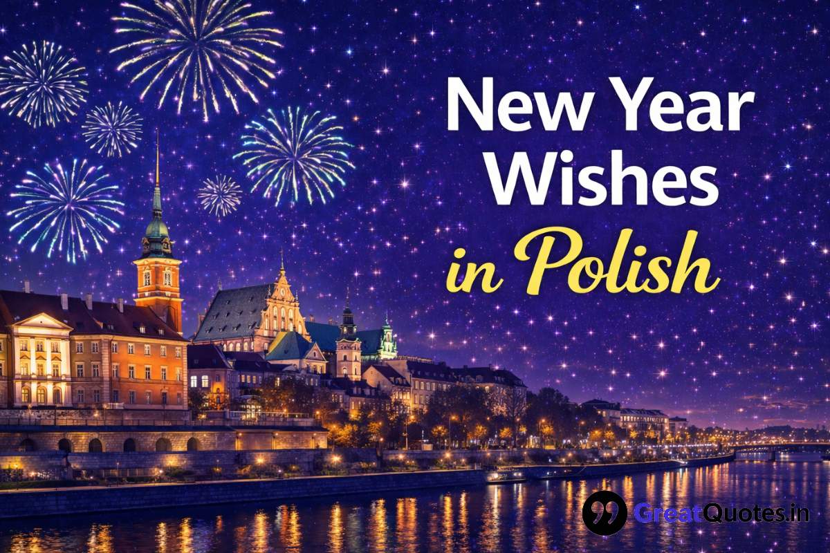 New Year wishes in Polish 2026 Szczęśliwego Nowego Roku greeting
