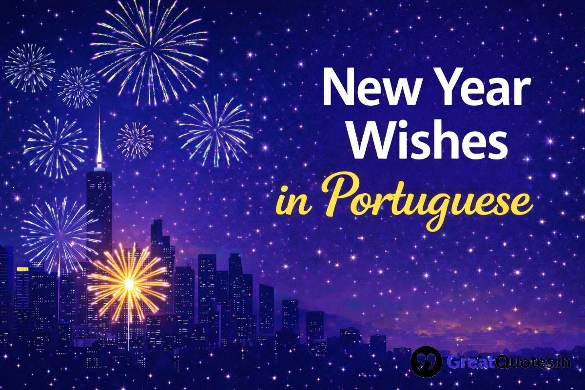 New Year wishes in Portuguese 2026 Feliz Ano Novo greeting