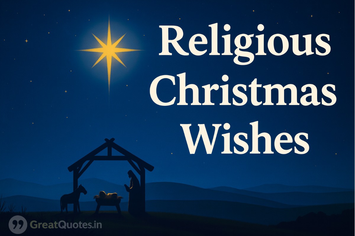 Religious Christmas wishes celebrating faith and the birth of Jesus