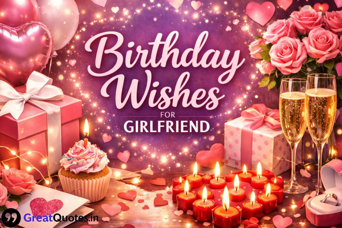Birthday wishes for girlfriend with romantic and loving message