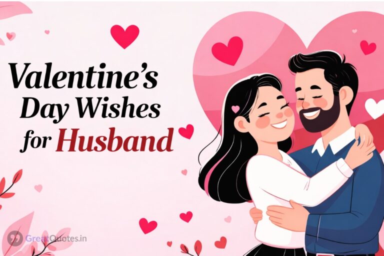 Valentine’s Day wishes for husband with romantic love message